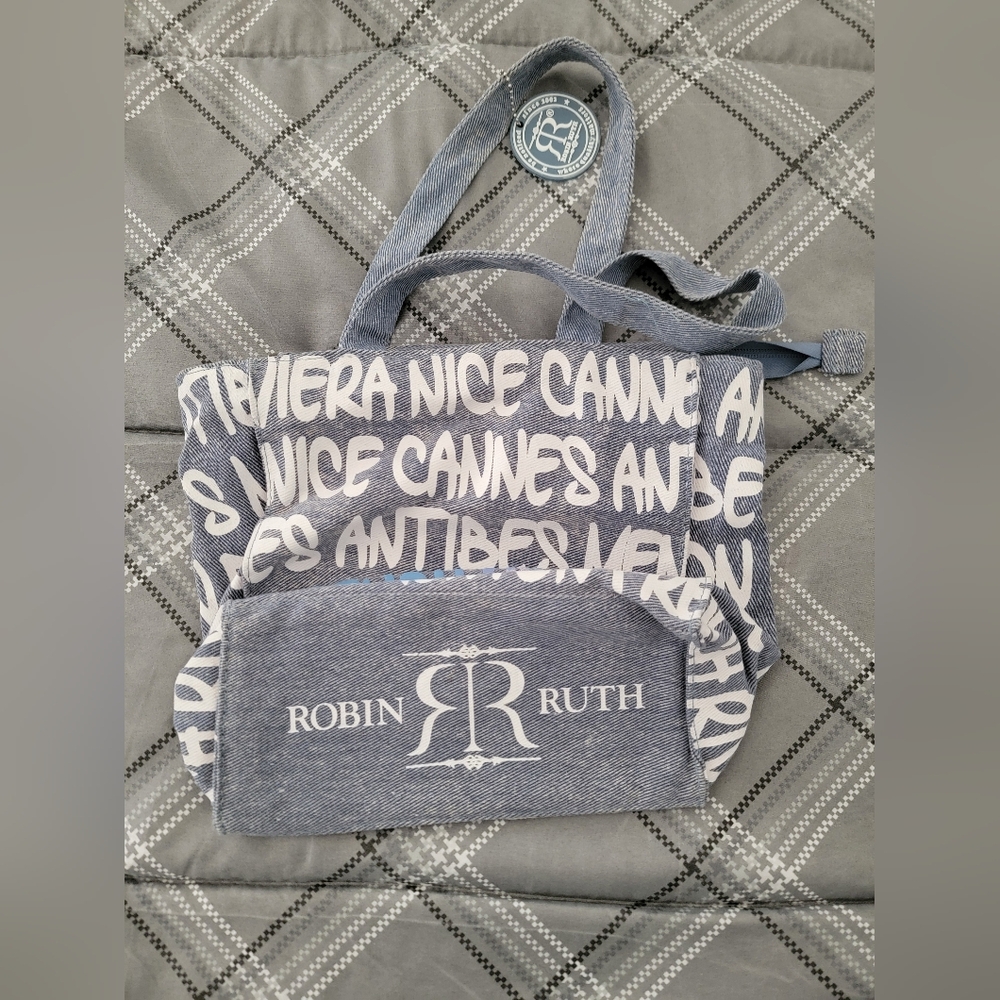 Robin Ruth French Riviera Blue Purse - Picture 3 of 4